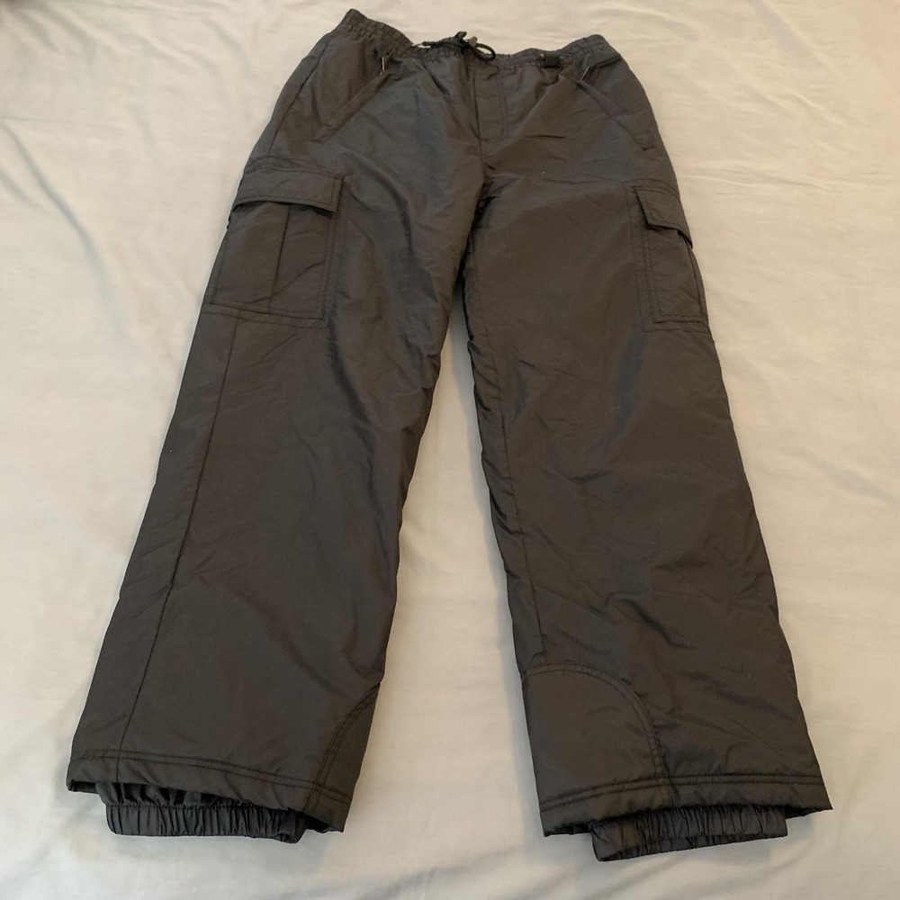 Sport Essentials Snow Pants Mens Medium 32x30 Gray Insulated Waterproof Ski